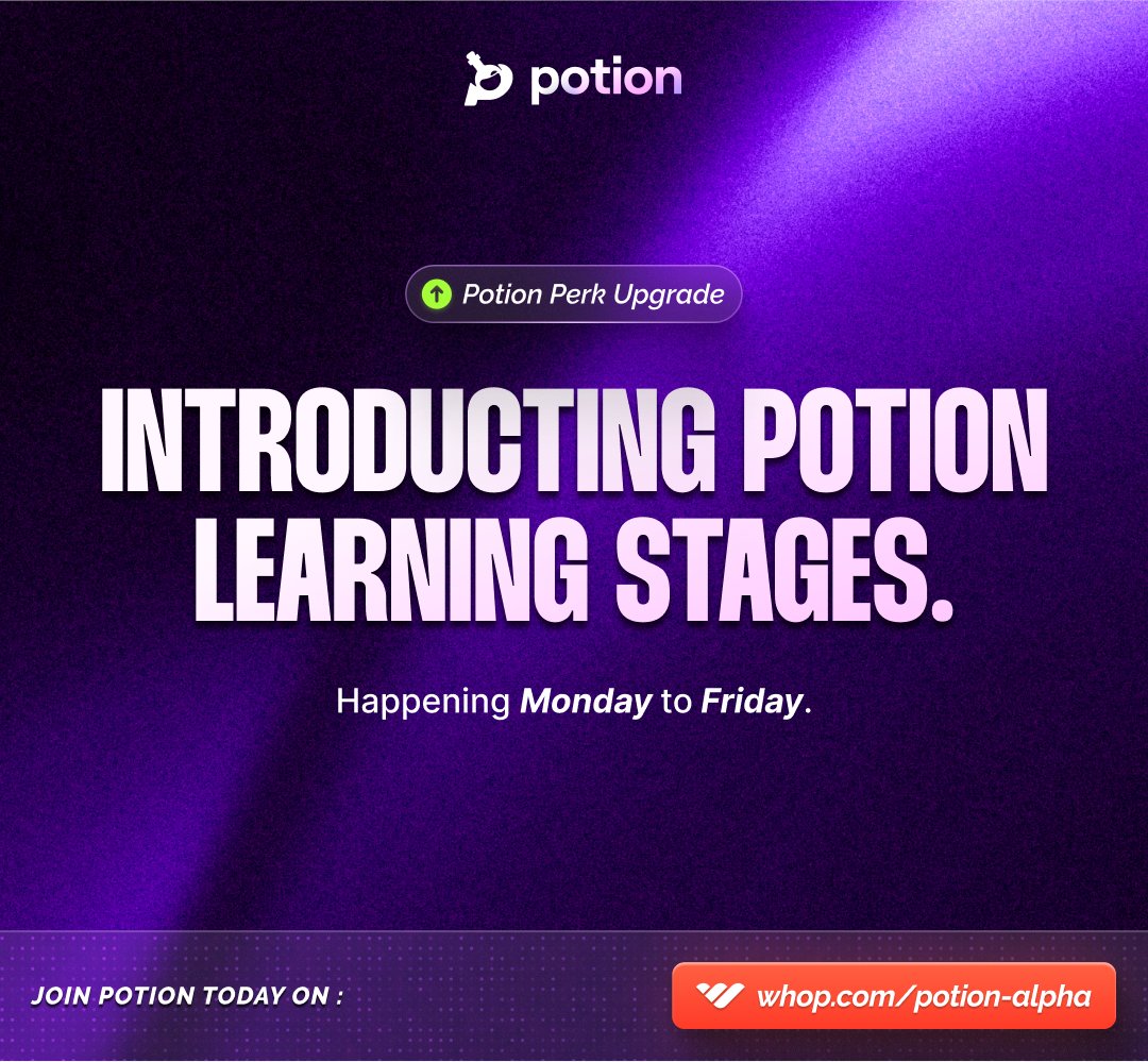 potionalpha's tweet image. Potion Learning Sessions Are Here! 📖

We’re bringing you exclusive learning sessions hosted by some of the most experienced traders in the game.

- Live hourly sessions 5 times/week
- Actionable insights &amp;amp; strategies
- Profitable tips to level up your trading

Join us Monday to…
