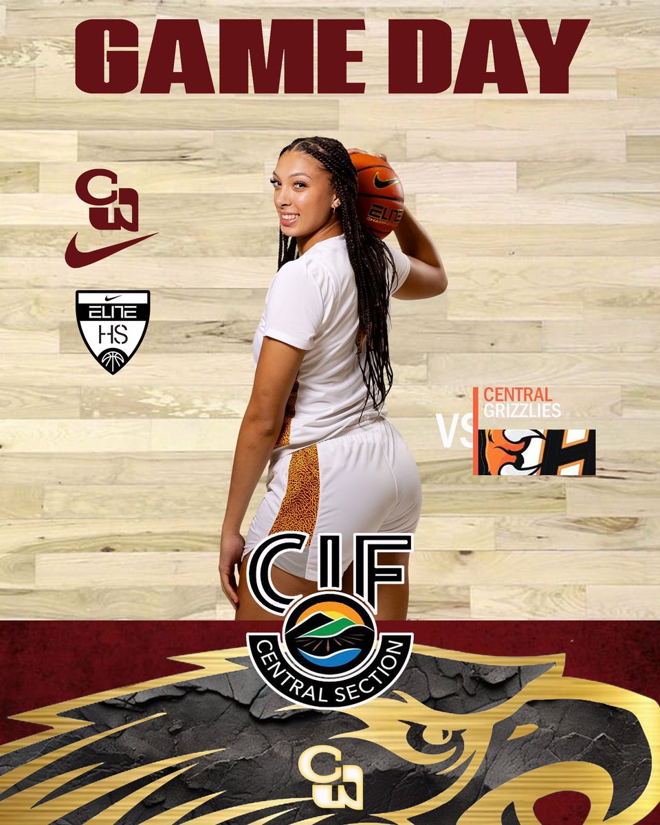 CWGirlsBball's tweet photo. C.I.F. CENTRAL SECTION
SEMI-FINALS
Clovis West vs Central
6:00PM
@TheNest
Come out and support your Golden Eagles as we are one win from our 13th straight trip to Selland Arena!
#TalonsUp๐ฆ
#RoadToSelland https://t.co/0FgiPTXu4k