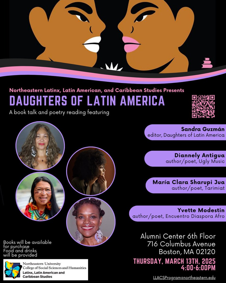llacs_nu's tweet photo. Next in our series of "Celebrating 30 Years of LLACS" will feature editor and filmmaker Sandra Guzmán and the other editors of the novel Daughters of Latin America. https://t.co/wxfpqQxKC8