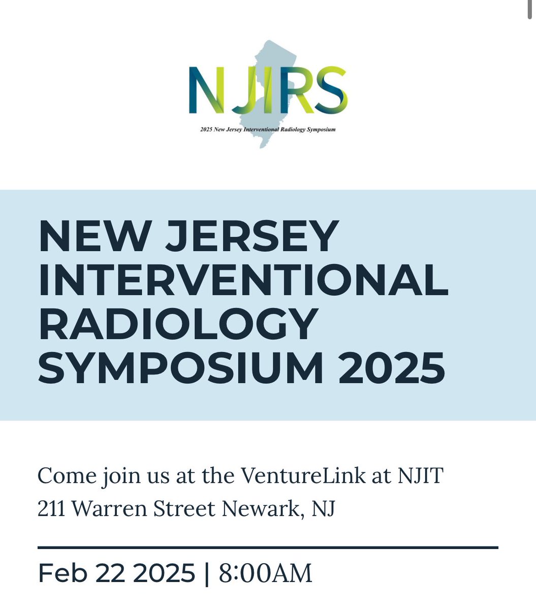 Jefferson Interventional Radiology (@jeffcvir) on Twitter photo We are ‼️2 days‼️away from <a href="/NJIRSociety/">NJIRS</a> Radiology Symposium! Several of Jeff CVIR’s finest will be speaking, including <a href="/kantonIR/">Kevin Anton MD, PhD</a>, <a href="/GreggKhodorov/">Gregg Khodorov MD MBA</a>, and Dr. David Dwyer! Excited to see everyone this weekend 🥳 We are ‼️2 days‼️away from <a href="/NJIRSociety/">NJIRS</a> Radiology Symposium! Several of Jeff CVIR’s finest will be speaking, including <a href="/kantonIR/">Kevin Anton MD, PhD</a>, <a href="/GreggKhodorov/">Gregg Khodorov MD MBA</a>, and Dr. David Dwyer! Excited to see everyone this weekend 🥳