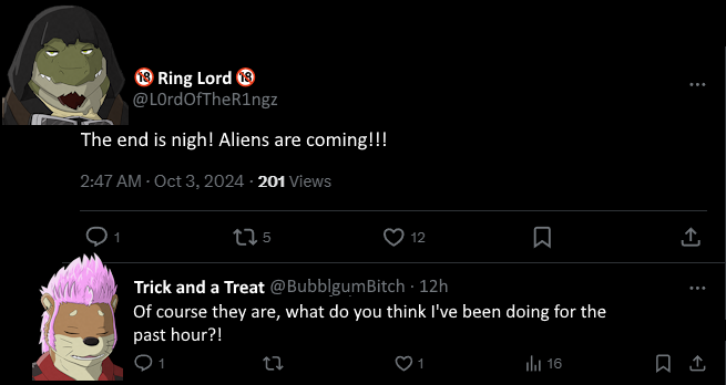 PocketRainMemes's tweet photo. With how hot some aliens are... I totally support Willem's mission ^^ https://t.co/quVXD2KhGt