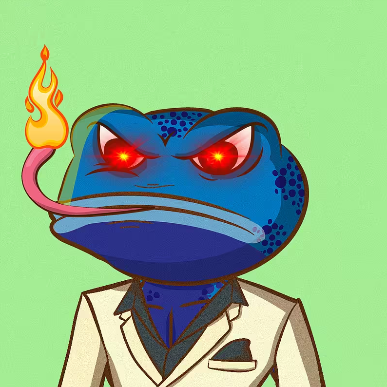 finlvnd's tweet photo. Upgraded the frog for free today LFG! #AbstractGreen https://t.co/7qet6I4qmE