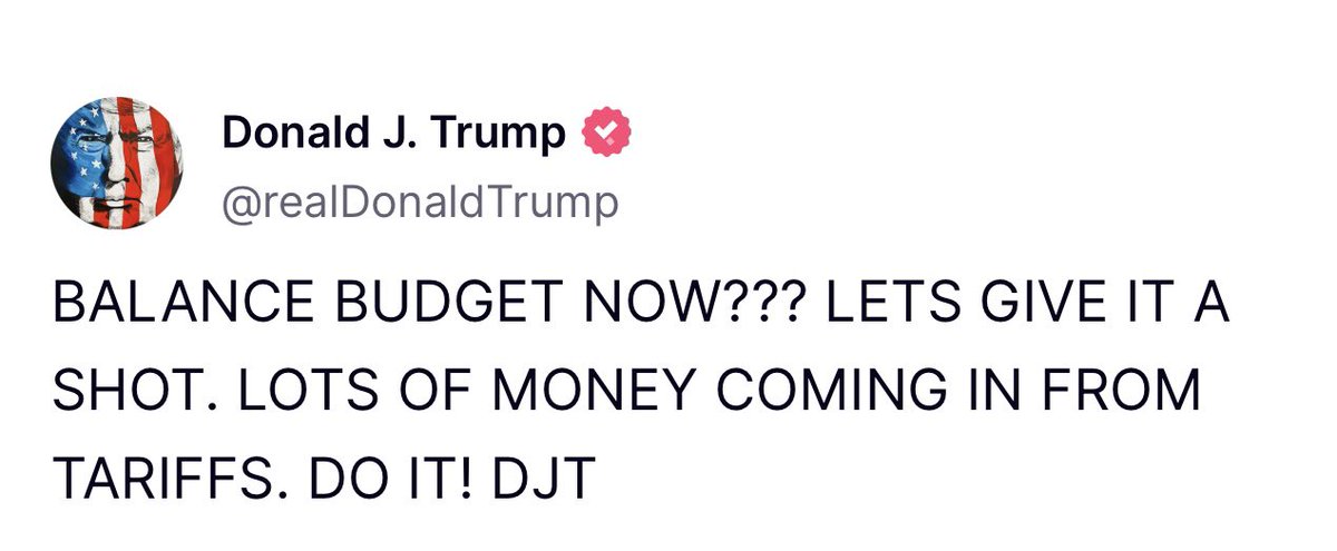 President Trump is 100% right. 

We can balance the budget, and here’s how ⬇️