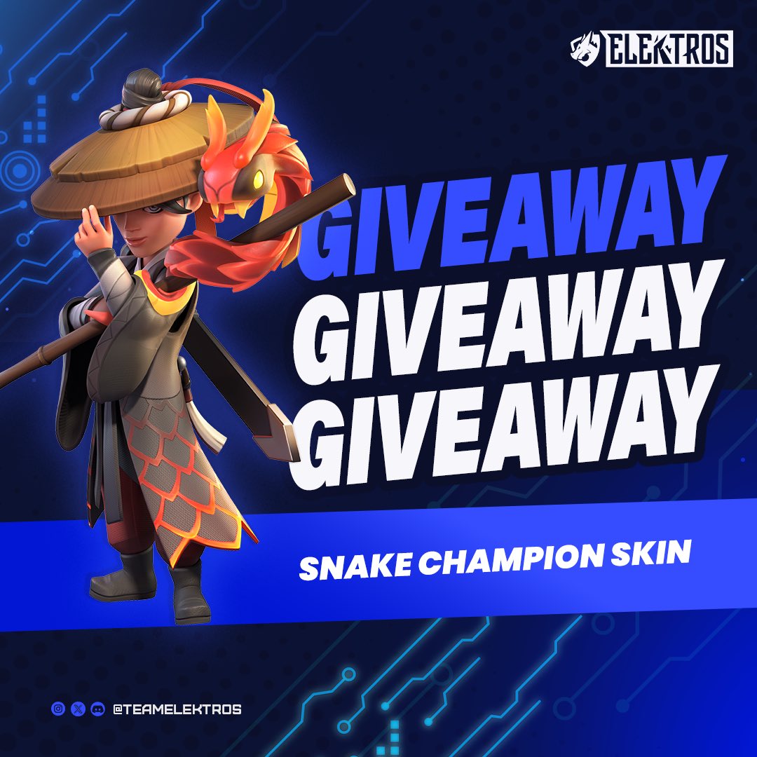 Team Elektros CoC (@elektroscoc) on Twitter photo ⚡️Giveaway Time⚡️
Rules:
Follow <a href="/TeamElektros/">Team Elektros</a> and <a href="/ElektrosCoc/">Team Elektros CoC</a>
Like
Repost
Tag ur friends
Must have PayPal to win ⚡️Giveaway Time⚡️
Rules:
Follow <a href="/TeamElektros/">Team Elektros</a> and <a href="/ElektrosCoc/">Team Elektros CoC</a>
Like
Repost
Tag ur friends
Must have PayPal to win