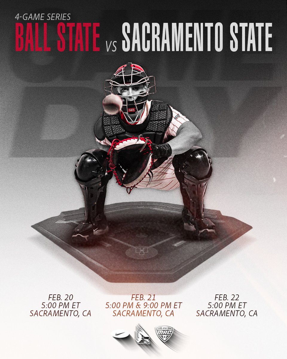 Cardinals hit Cali❗️

🆚 Sacramento State
📍 John Smith Field
🕔 5pm ET (2 PT)
💻 wacinternational.tv
📊 stats.statbroadcast.com/broadcast/?id=…