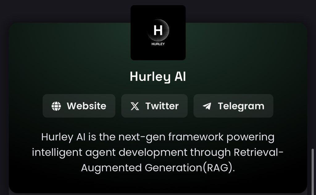 cryptokickx's tweet photo. Next big project on AI? @Hurley_AI 

Under 100K MC 🚀

Doxxed dev @M_Laubenthal_ 🤝

Good tech 🔐

2BCBgzukSPb21FeS1tSTDEM4a1VkNi97NYQMgXhcpump https://t.co/8NrTdggpCX