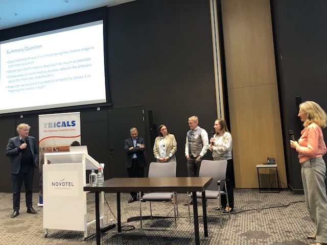 EUpALS is participating in the #TRICALS Masterclass 2025 in Amsterdam (The Netherlands).
Today our Chairwoman Evy Reviers represented the patient perspective in the panel discussing what evidence is needed from a Phase 3 ALS trial.

#EUpALS #TogetherWeAreStrong