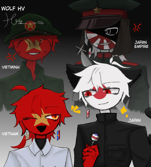 wolf_hv078's tweet photo. old country ⚠️
Japan x Viet Nam 🇯🇵🇻🇳
Japan Empire and Viet Minh
#countryhumans
#countryhumanjapan
#countryhumanvietnam
#countryhumanjapanempire https://t.co/CHuuX4G9Vr