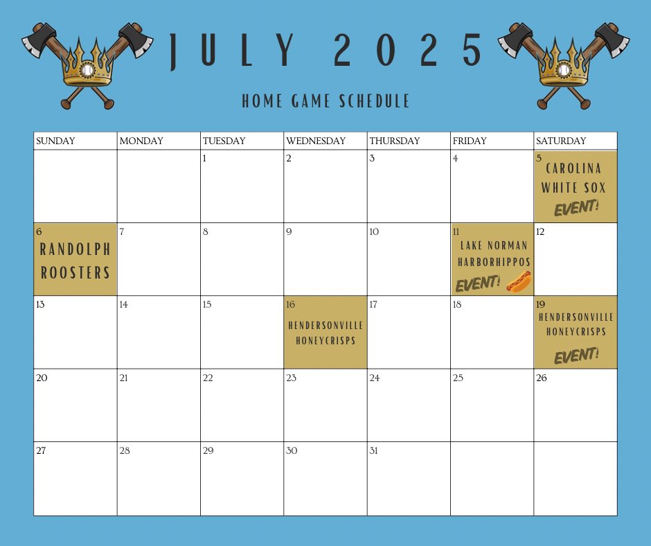 Have you checked out our 2025 Home Game Schedule yet?! We’ve got it filled with 27 games at The Mill this summer! 

* Stay tuned for event schedule *