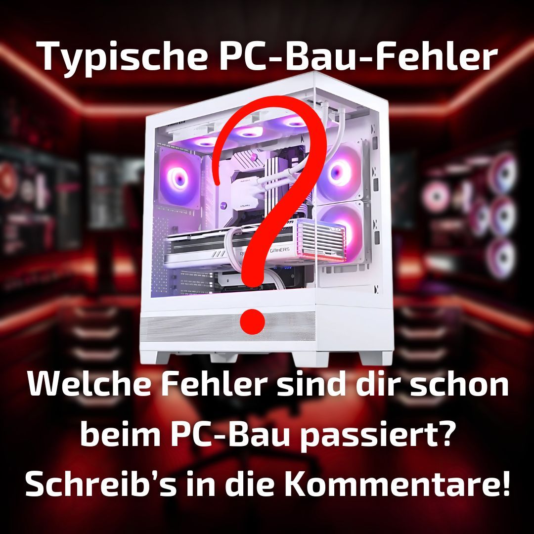 PCGH_Redaktion's tweet photo. Kennst du diese PC-Bau-Fehler? 😵‍💫

🛠️ Netzschalter aus?
⚡ Schutzfolie auf der CPU vergessen?
🔌 Kabel nicht richtig eingesteckt?

Welche Fehler sind euch schon passiert? Erzähl es uns! 👇

#PCBuild #GamingPC #TechFails #PCBauen #PCGH https://t.co/4RnR3uxtW2