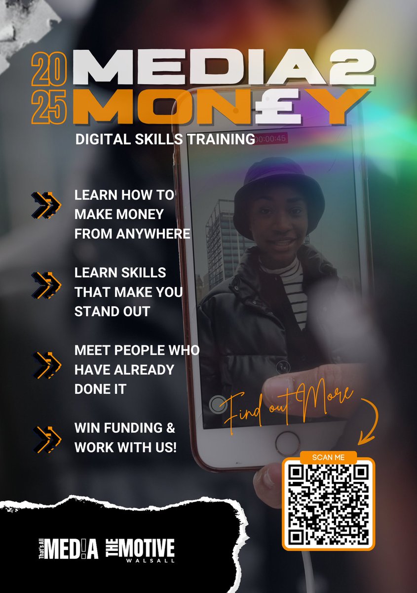LyfeProofUK's tweet photo. What to Expect on the course:
- Content Creation &amp; Social Media 
- AI &amp; Digital Marketing 
- Online Sales &amp; Branding
- Guaranteed opportunities 
- A chance to win funding for your idea

For 16-19 year olds from Walsall.
https://t.co/8dRsct2aZC https://t.co/yWCZZJYvyp