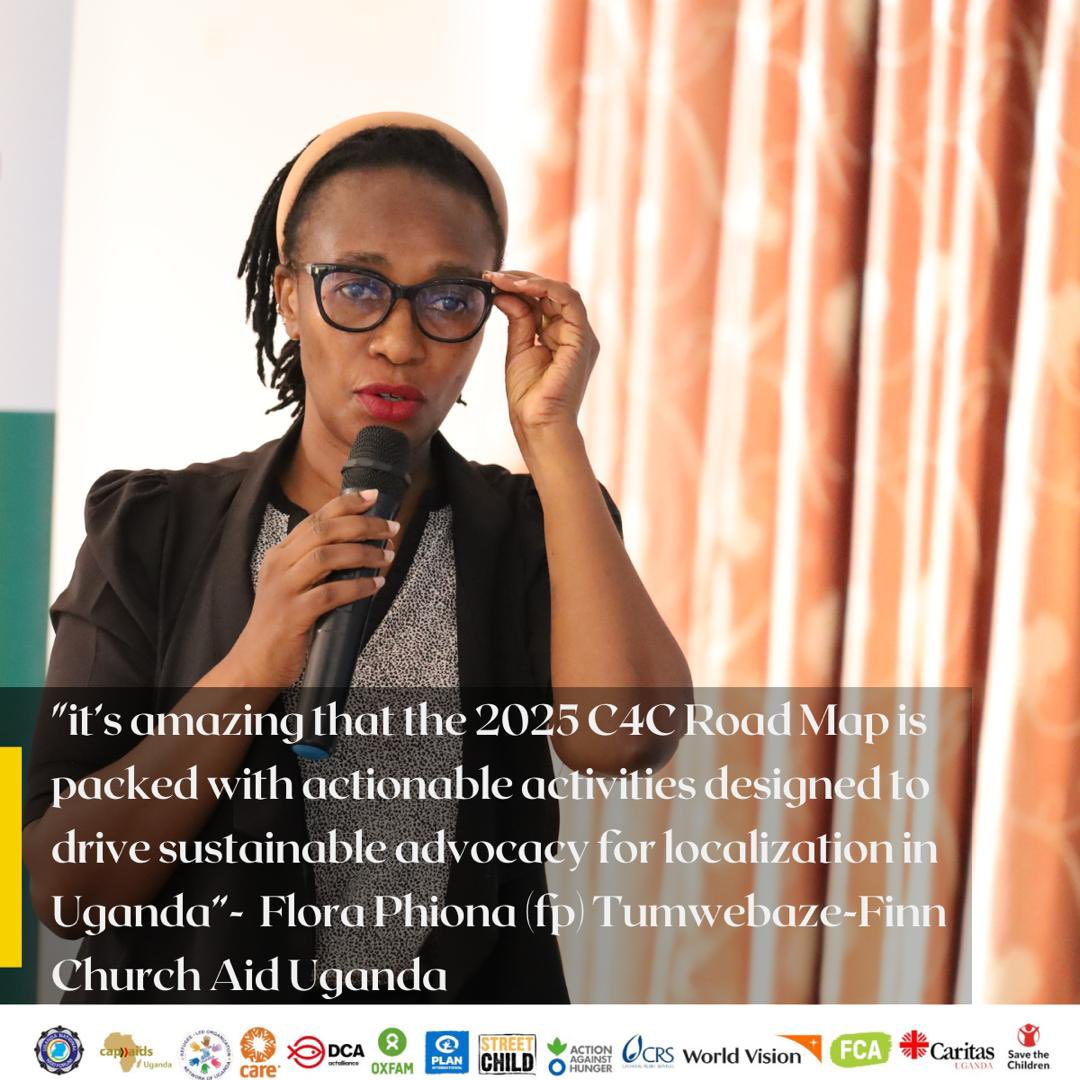 C4C_Uganda's tweet image. &quot;We as Signatories to Charter 4 Change Working Group Uganda, the C4C-Uganda 2025 Road Map activities being presented to us are not just plans, but actionable steps to drive meaningful advocacy for the Working Group this year.&quot; @fpnkwita -  @fca_uganda.
#LocalizationUg
#C4CUganda