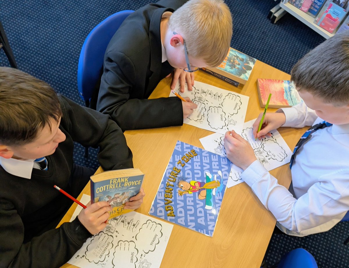 BishyLibrary's tweet photo. Our S1 classes have enjoyed playing the reading game over the last few weeks! Lots of brilliant news books to discover and different genres to explore πβ€οΈβΊοΈ #ReadingSchools #buildingareadingculture #booktasting #EDCSchoollibraries #Metaskills @scottishbktrust @BishopbriggsAC https://t.co/vnya4cerSt