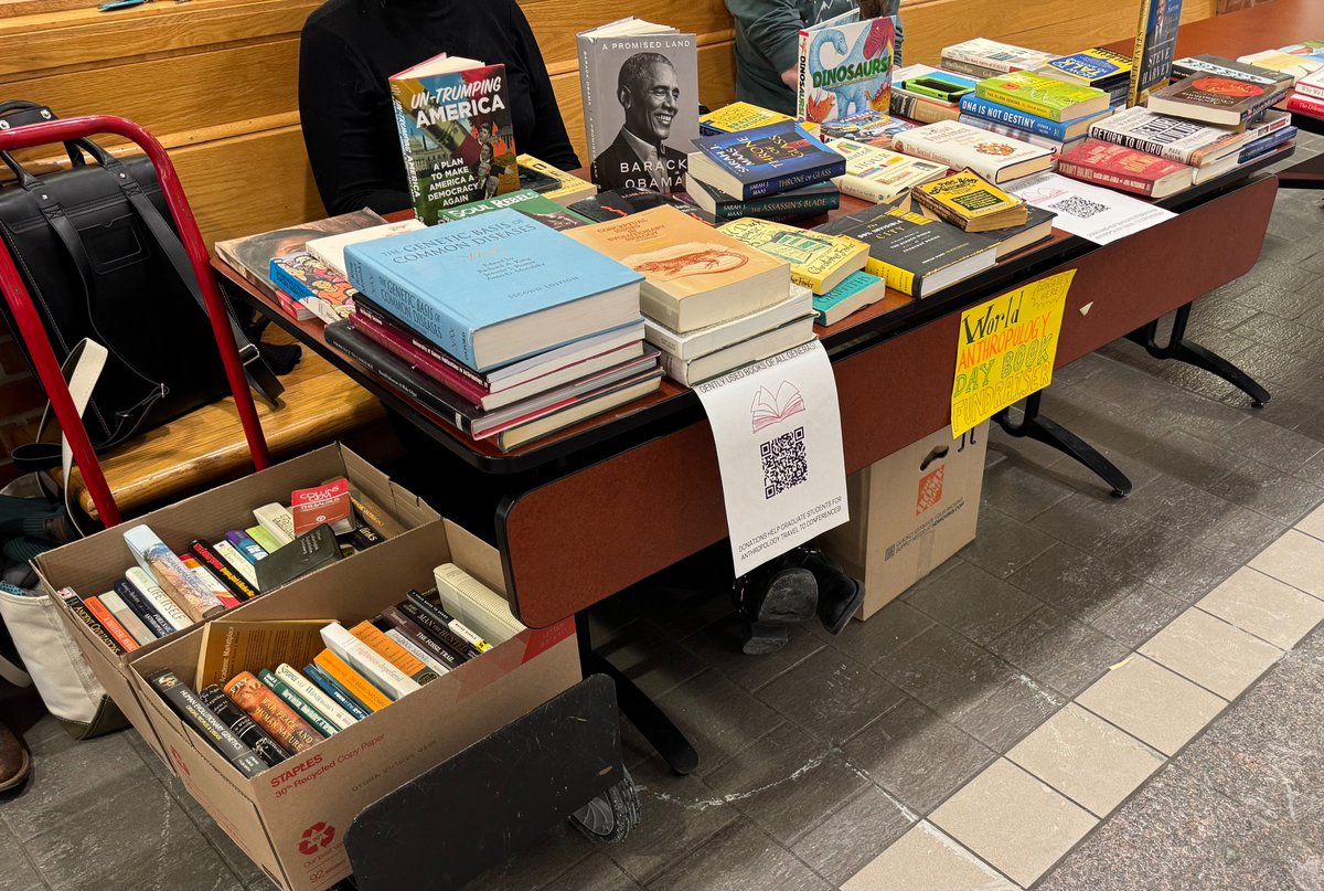 Come join us for World Anthropology Day at the KU Union! Explore KU's Anthropology Department and browse used books for just $2 each!