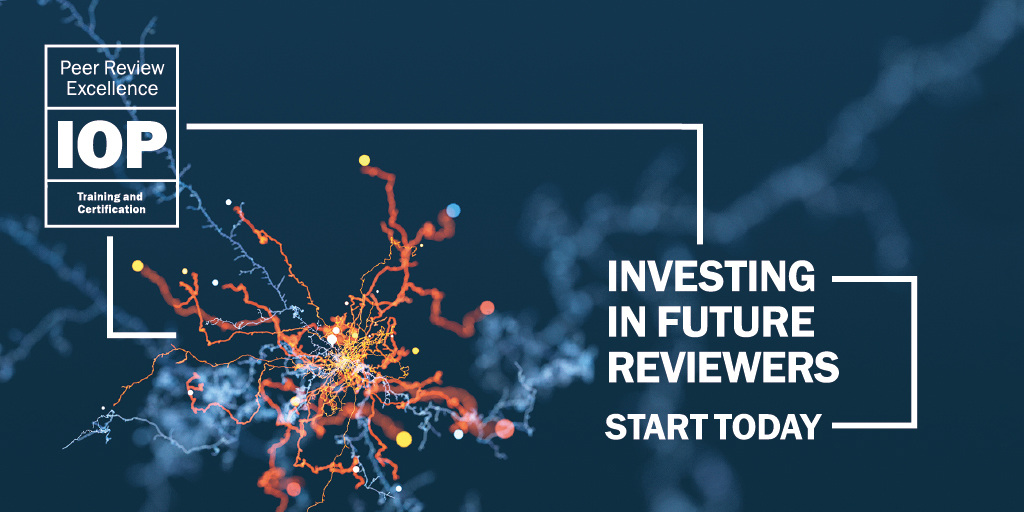 ✨Become an IOP Peer Review Excellence graduate this month! With more than 4,300 researchers already signed up to our free and rigorously assessed online course, come and take a look today - ow.ly/I9WV50V0fpT
#EarlyCareerResearcher #PhysicalScience #PeerReview