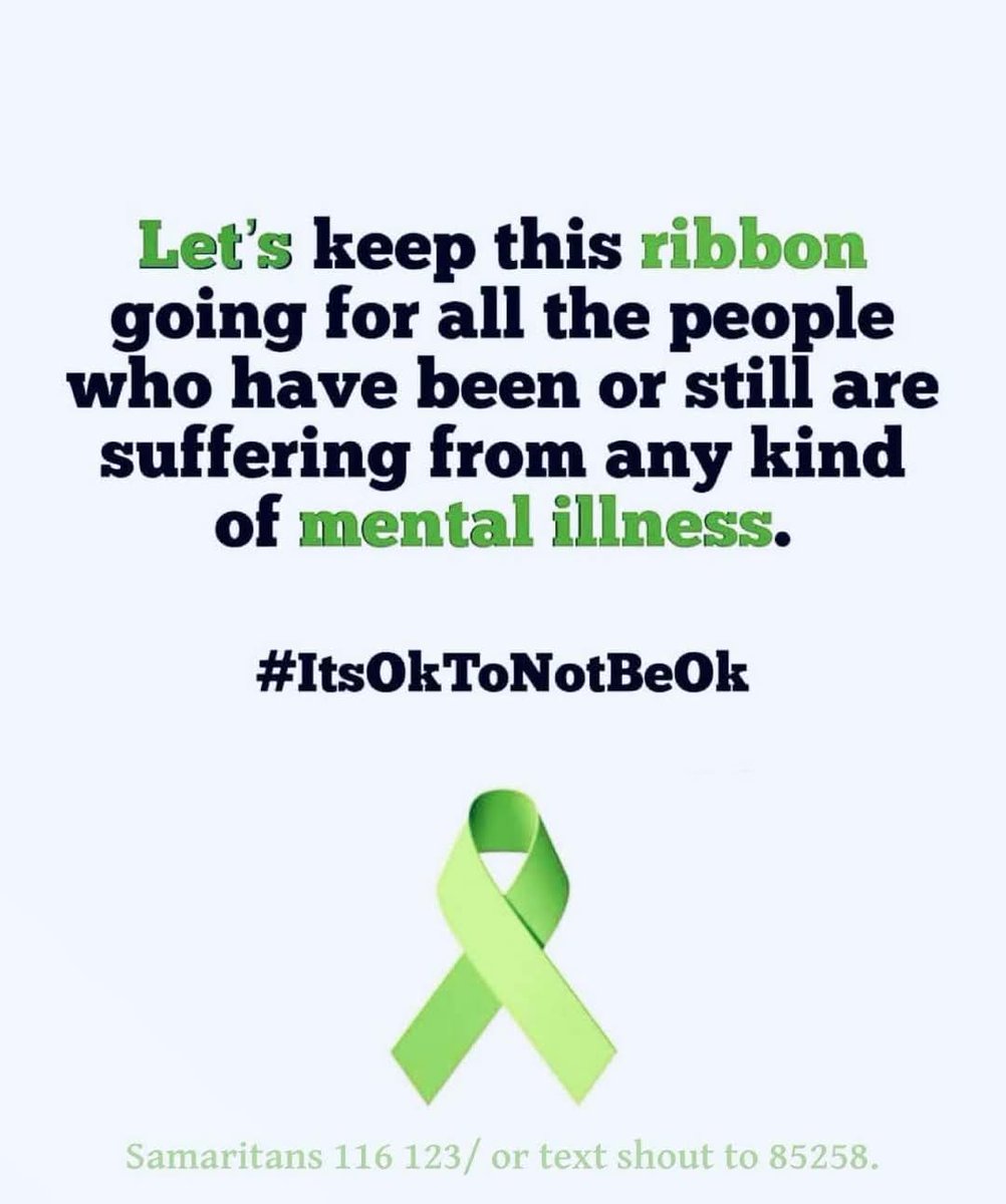 TTT123 (@tony_th3_t1ger) on Twitter photo 💚💚💚🎗🎗🎗💚💚💚 #BeKind #MentalHealthMatters #MentalHealthAwareness #ItsOkToNotBeOk #ItsOkToTalk #TTT123 <a href="/samaritans/">Samaritans</a> 💚💚💚🎗🎗🎗💚💚💚 #BeKind #MentalHealthMatters #MentalHealthAwareness #ItsOkToNotBeOk #ItsOkToTalk #TTT123 <a href="/samaritans/">Samaritans</a>