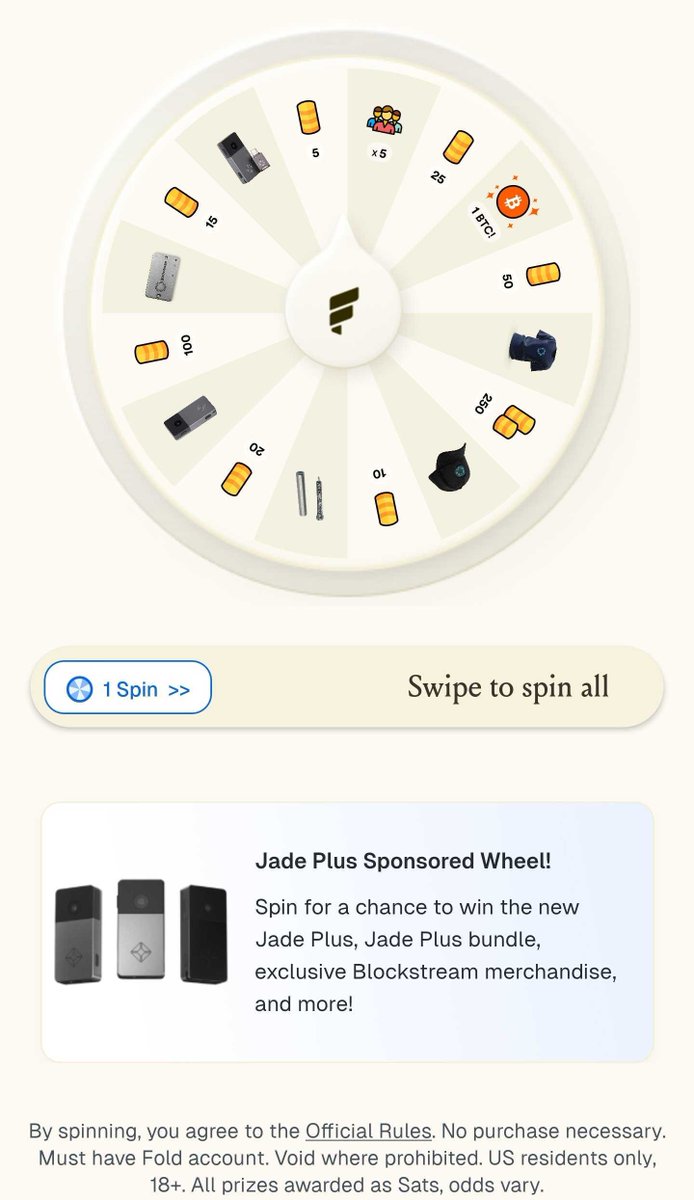 FOLD BITCOIN tweet media