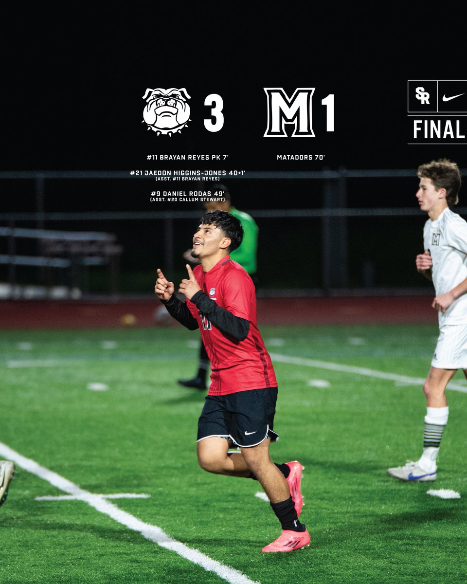 FINAL

San Rafael 3 - 1 Miramonte

Dawgs move on to the quarterfinal behind a complete team effort for a 3-1 victory over the Matadors at Miller Field. 

Next: Quarterfinals vs Marin Catholic on Saturday at 7:00pm

<a href="/Sanrafaeldawgs/">San Rafael Athletics</a> <a href="/marinij_sports/">Marin IJ Sports</a> <a href="/IRossMIJ/">Ian Ross</a>