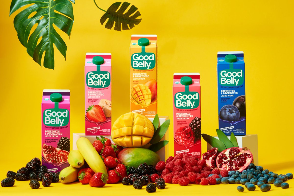 GoodBelly, a company under our portco NextFoods, Inc., just unveiled a bold new rebrand for their juice drinks — featuring a refreshed design and an even more complete recipe. We love to see GoodBelly continuing to innovate in gut health. Congrats on the successful new look!