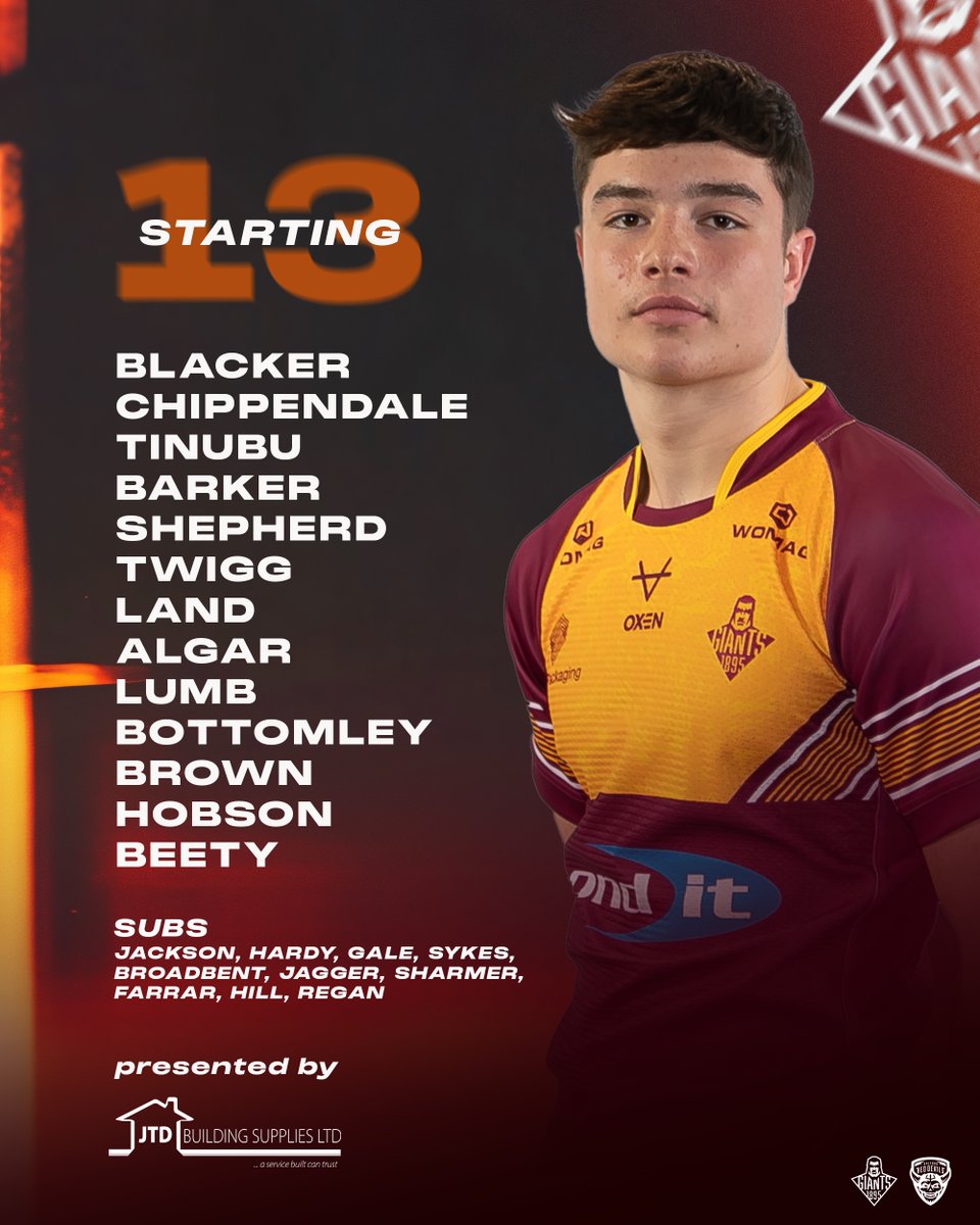 Giantsrl's tweet image. GAMEDAY!

Our Academy take on @SalfordDevils this morning at Laund Hill - 10:30am 🙌

£5 Adults
£1 - U16's

#Since1895