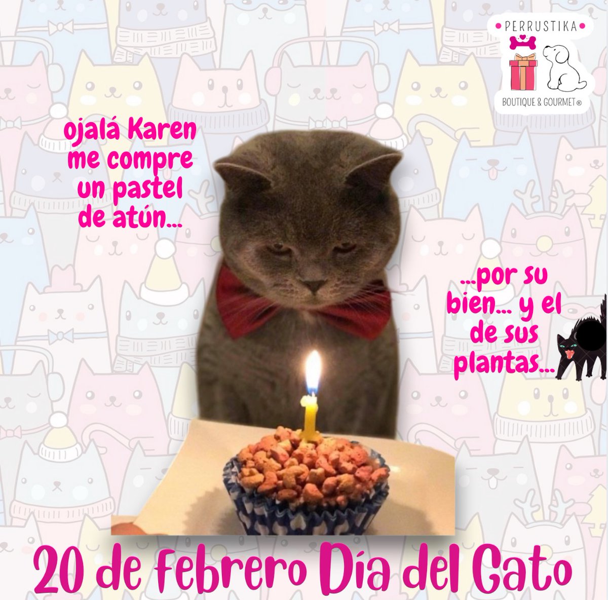 perrustika's tweet photo. 🐾🎉 ¡Feliz Día del Gato a todos los felinos del mundo! 🎉🐾
Desde Perrustika, queremos rendir homenaje a nuestros amigos de cuatro patas que siempre saben cómo hacernos sonreír con su elegancia y su curiosidad. 🐱❤️ https://t.co/SDf9S2yTzG