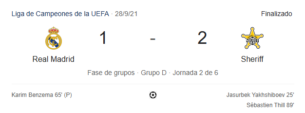 Ganar al Real Madrid en el Santiago Bernabéu no es para todos. 🧐