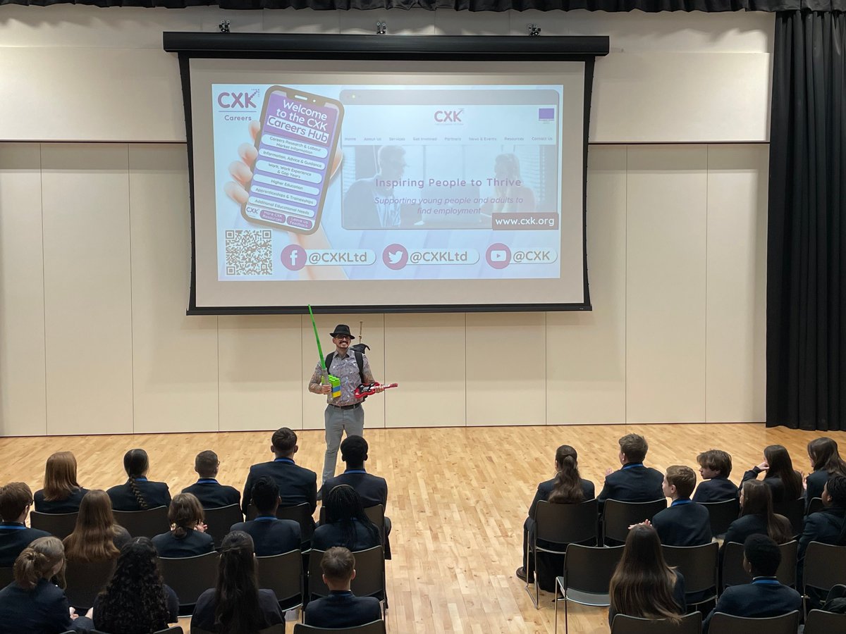 On Friday 14th February, our year 9 pupils received a careers presentation from CXK!

Pupils were enthusiastic about this event, learning about the different pathways they can take when leaving school. 

They particularly enjoyed the "teacher engagement" element.

#WeAreMaritime