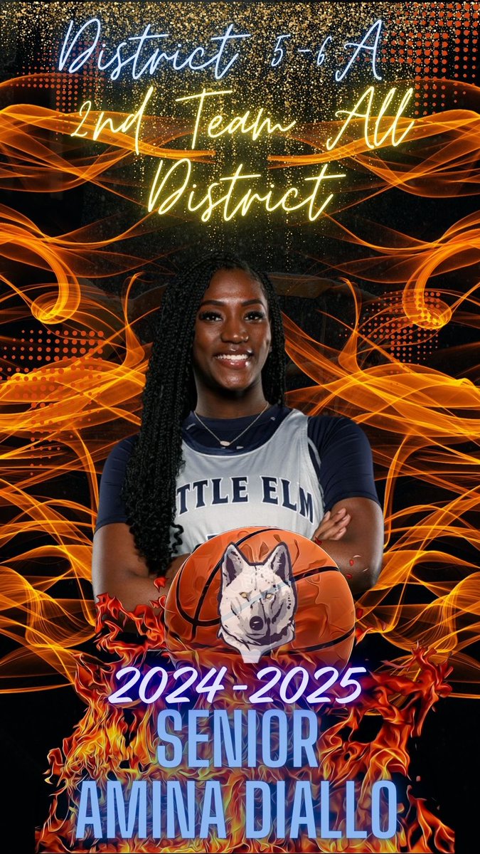 LELADYLOBOHOOPS's tweet photo. Congrats Amina Diallo receiving 2nd Team All-District! https://t.co/Di7WD2iCXJ