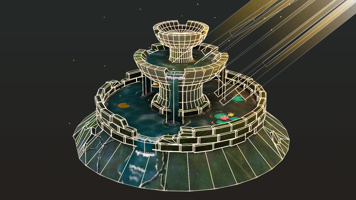 New post for Artstation: artstation.com/artwork/4NkEPW

Stylized and handpainted
Made with blender, textured with Substance Painter
#3dart  #stylized #Handpainting #environment