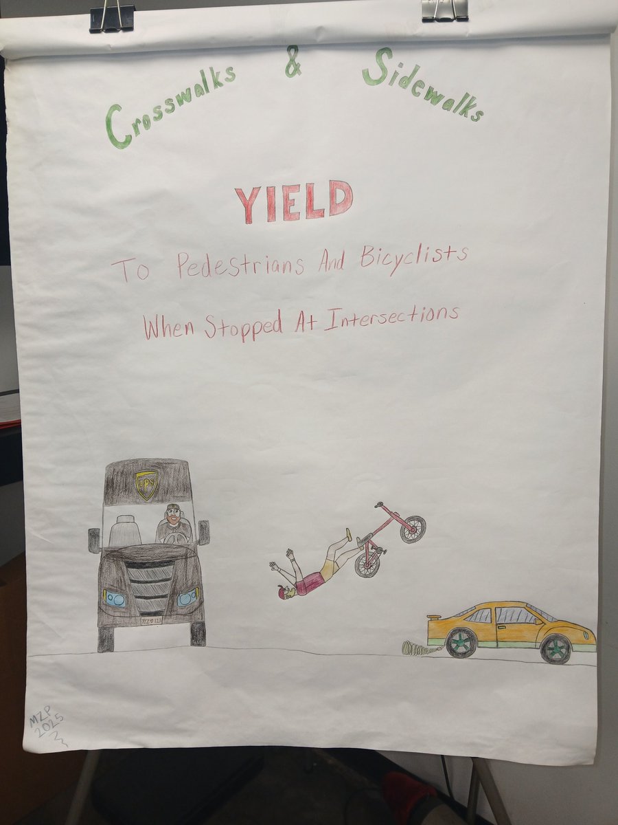 Another great whiteboard activity from our safety committee member and local artist Myke. Thank you