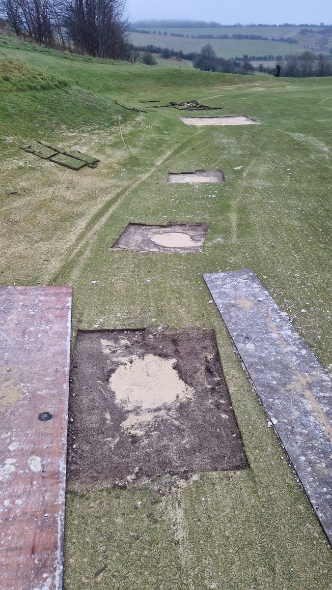 Eddie Campbell (@eddiecampb3ll) on Twitter photo Cracking Course Maintenance Week <a href="/OgbourneDownsGC/">Ogbourne Downs GC</a> with greens and aprons verti-drained, solid tined, top dressed and brushed in.
Trying out a new drainage technique on 1&3 to get puddles moving through the profile 🤞.
Great effort, great teamwork. Top bananas 🍌 Cracking Course Maintenance Week <a href="/OgbourneDownsGC/">Ogbourne Downs GC</a> with greens and aprons verti-drained, solid tined, top dressed and brushed in.
Trying out a new drainage technique on 1&3 to get puddles moving through the profile 🤞.
Great effort, great teamwork. Top bananas 🍌