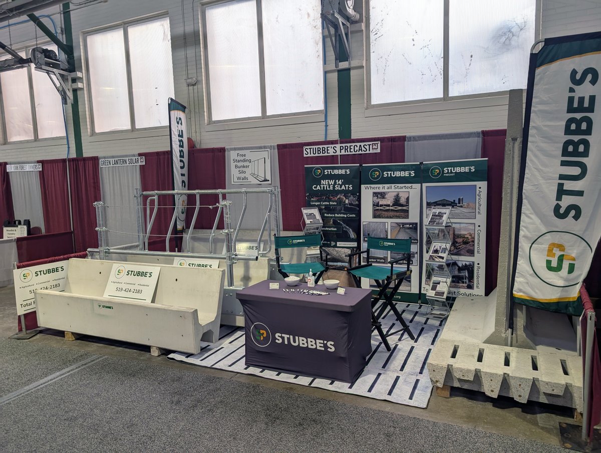 🚜 We’re live at the New York Farm Show! 🏗️
We’re on site at the New York State Fairgrounds showcasing our precast solutions for the agricultural industry!
📍581 State Fair Blvd, Syracuse, NY 
📅 February 20-22
#StubbesPrecast #NYFarmShow #Agriculture #PrecastConcrete