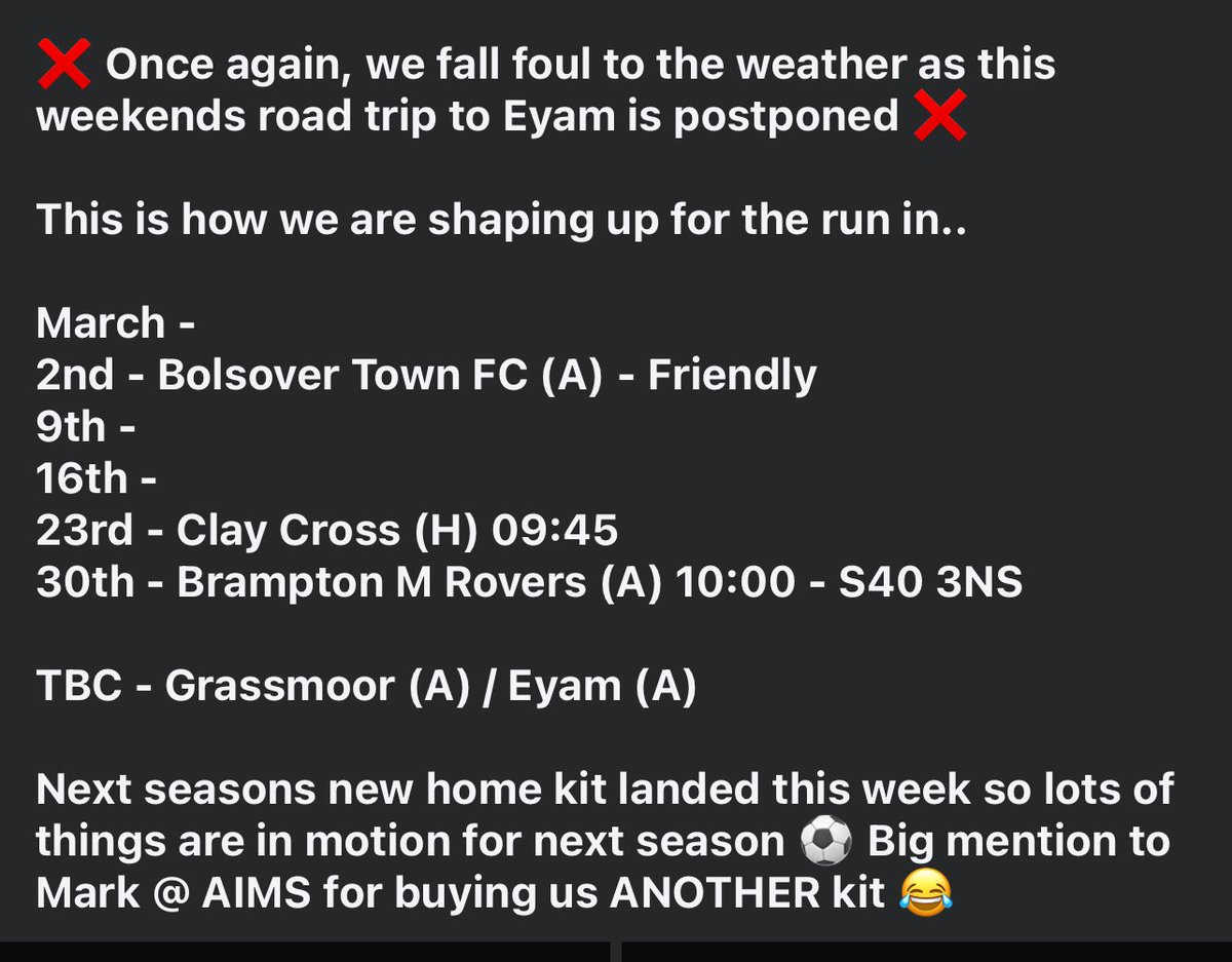 HASLAND CLUB FC tweet media