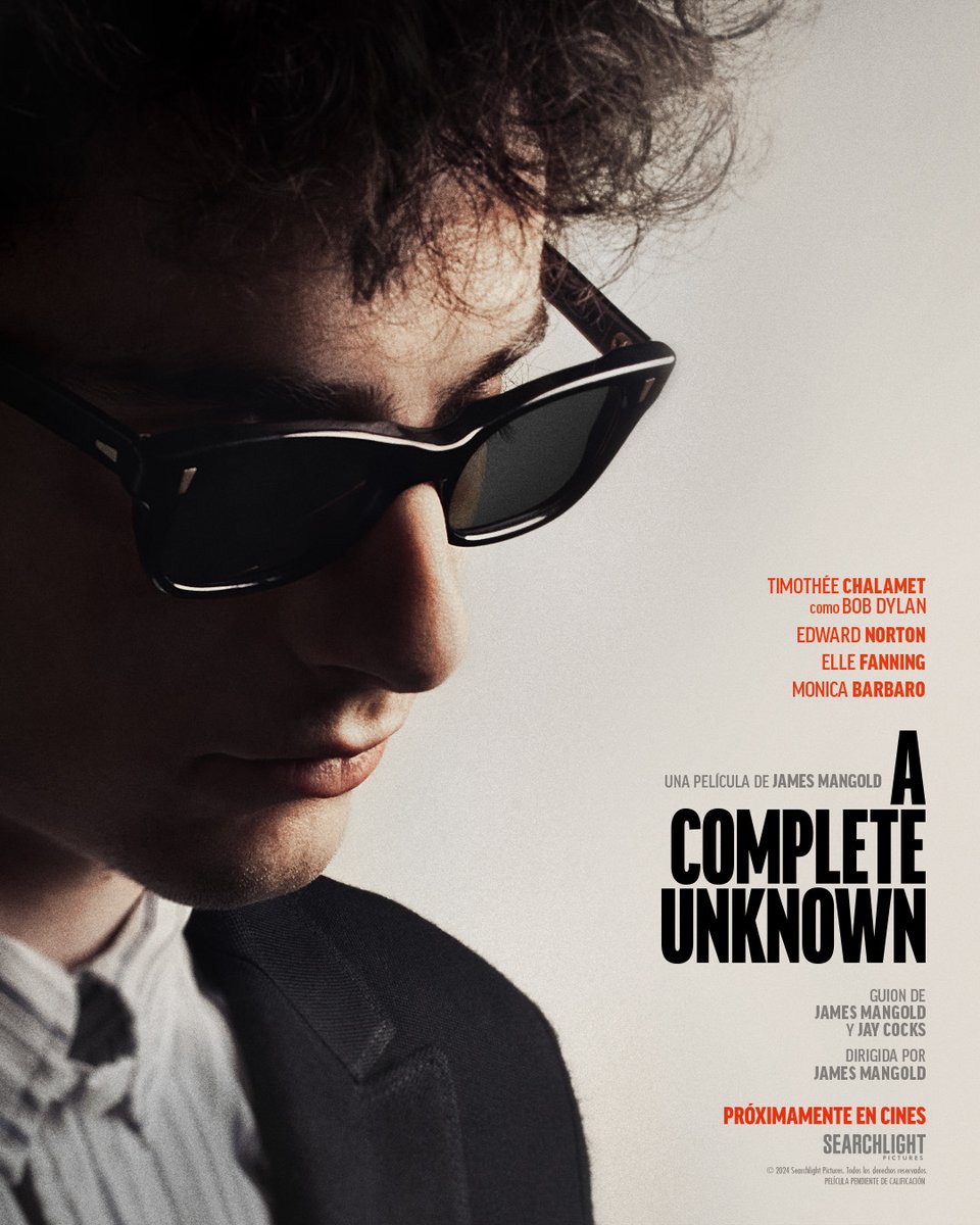 [SORTEO]

📍 MADRID

#ACompleteUnknown llega a los cines para sumergirte en la historia del joven de Minnesota que, con su voz y su poesía, cambió el rumbo de la industria para siempre. 🎶

¿Quieres disfrutar de la experiencia de escuchar la música de Bob Dylan como nunca antes,