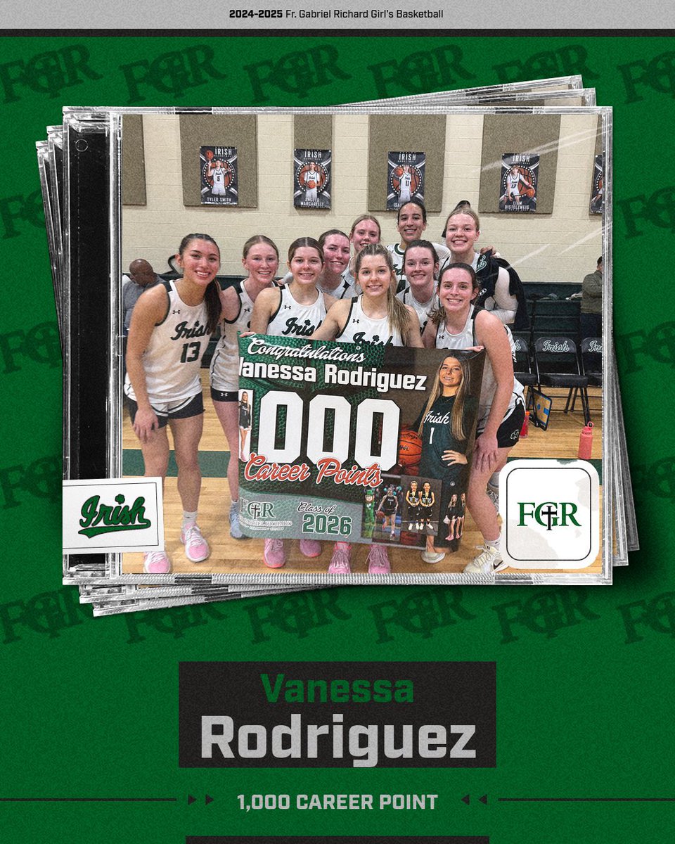 🏀✨ 1,000 POINTS FOR VANESSA! ✨🏀

History was made on Tuesday, February 18th, as Vanessa Rodriguez became the newest member of FGR’s 1,000-point club! She reached the milestone in style, sinking a three-pointer against Chelsea to cement her place in FGR Basketball history.