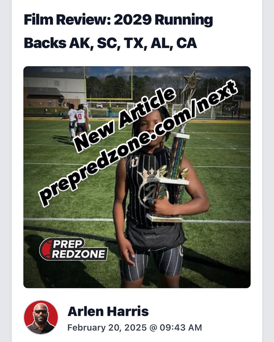 Arlen Harris Sr. (@arlenharrissr) on Twitter photo Grab πof RBs
π€Discount Code: HARRIS30
πSubscribe/Follow: <a href="/PrepRedzoneNext/">Prep Redzone ππππ π</a>
π₯ <a href="/JasirLockridge1/">JASIR LOCKRIDGE</a> <a href="/Cant_Catch5/">Tyler Holmes</a> <a href="/CarsonHodge11/">Carson Hodge</a> @hill78556 <a href="/iamcfp3/">Collin Porter</a>
πprepredzone.com/2025/02/film-rβ¦ Grab πof RBs
π€Discount Code: HARRIS30
πSubscribe/Follow: <a href="/PrepRedzoneNext/">Prep Redzone ππππ π</a>
π₯ <a href="/JasirLockridge1/">JASIR LOCKRIDGE</a> <a href="/Cant_Catch5/">Tyler Holmes</a> <a href="/CarsonHodge11/">Carson Hodge</a> @hill78556 <a href="/iamcfp3/">Collin Porter</a>
πprepredzone.com/2025/02/film-rβ¦