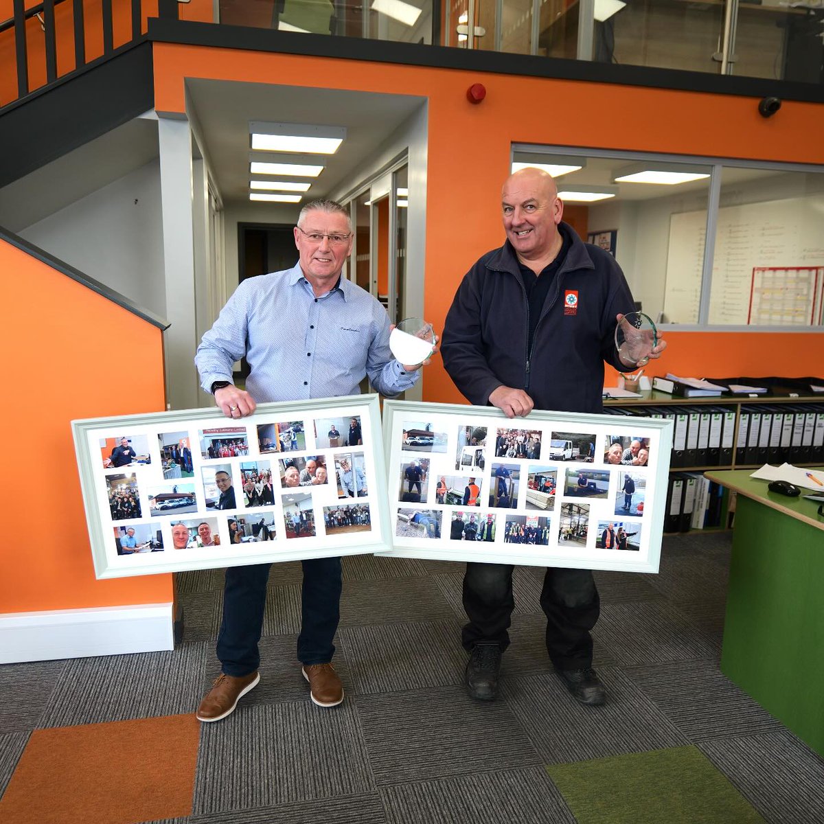 Congratulations are in order!🎉

A huge well done to both Keith and Kev who have just celebrated their 20th anniversary working at Newby Leisure🥳

Thank you for all of your hard work and dedication over the last 20-years. We’d be lost without you both🧡

Here’s to the next 20 😉