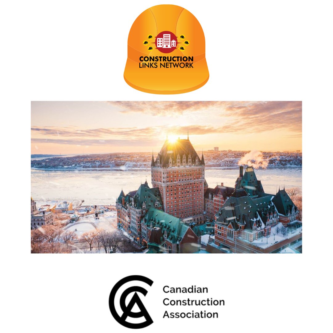 arniegess's tweet photo. 🚧📢 Construction Links Network is grateful to be once again a media partner for the Canadian Construction Association’s (CCA) 2025 Annual Conference that will take place March 11-14 in Quebec City. 👉 https://t.co/HIsDRoT0H3 - #ConstructionConference https://t.co/aUKLmLgIGi