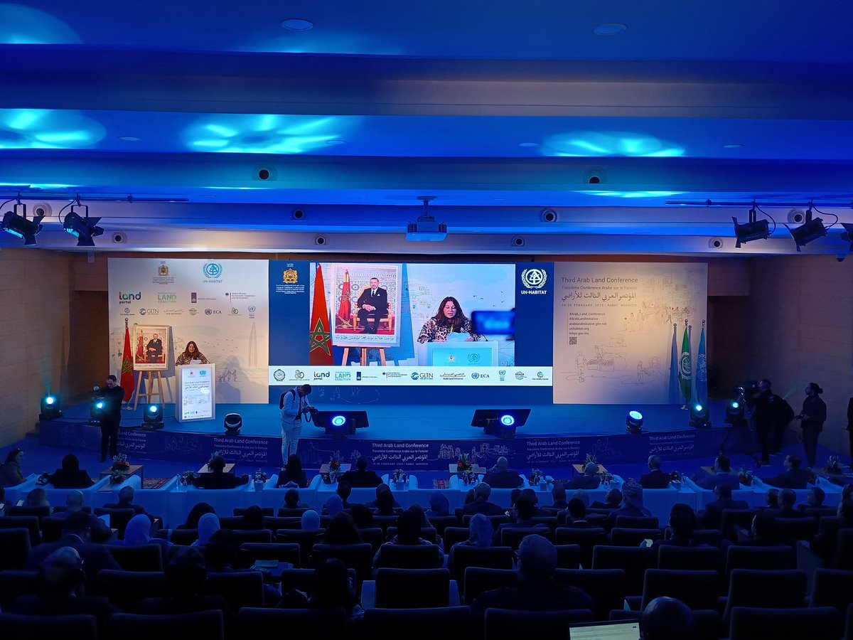 With over 700 participants in Rabat and online, the third #Arab_Land_Conference comes to a closing calling on all land stakeholders in the #Arabregion to commit to good #landgovernance for a more sustainable, peaceful and equitable future.