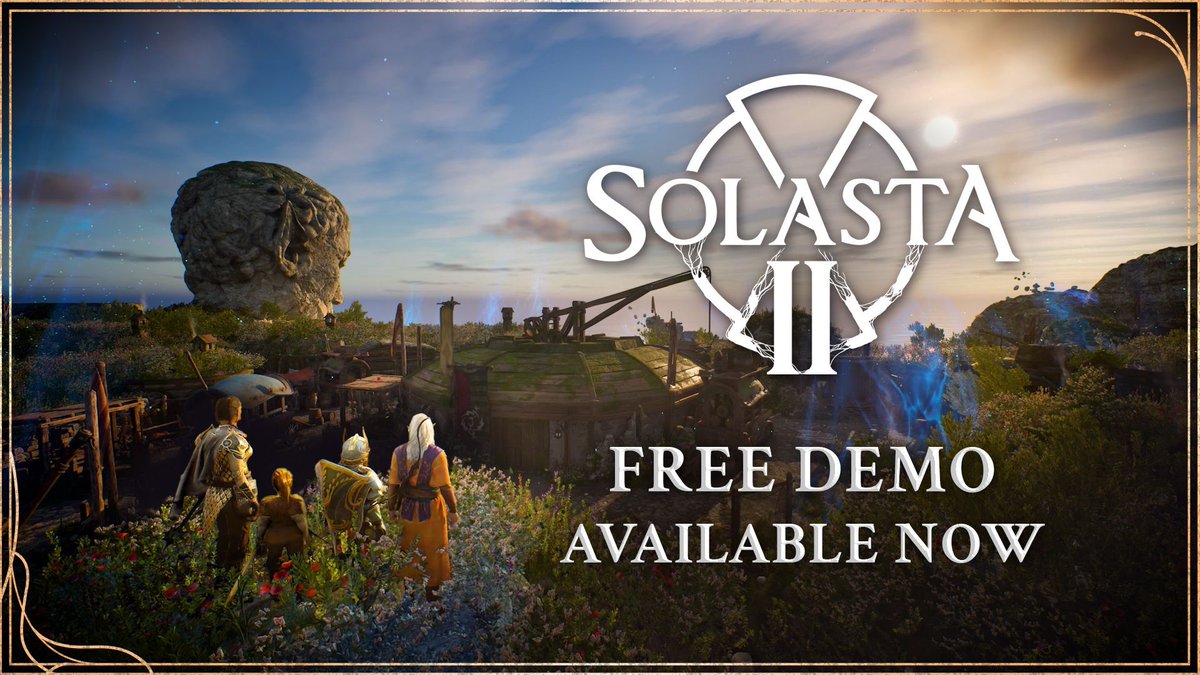 tct_adventures's tweet photo. Surprise surprise! Rolling a nat 20 on your perception check, you notice that the Solasta II Demo is actually out! Head to our Steam Page quick to download and play it now! https://t.co/ke8kwrL8jQ https://t.co/Sc2iSe8YKa