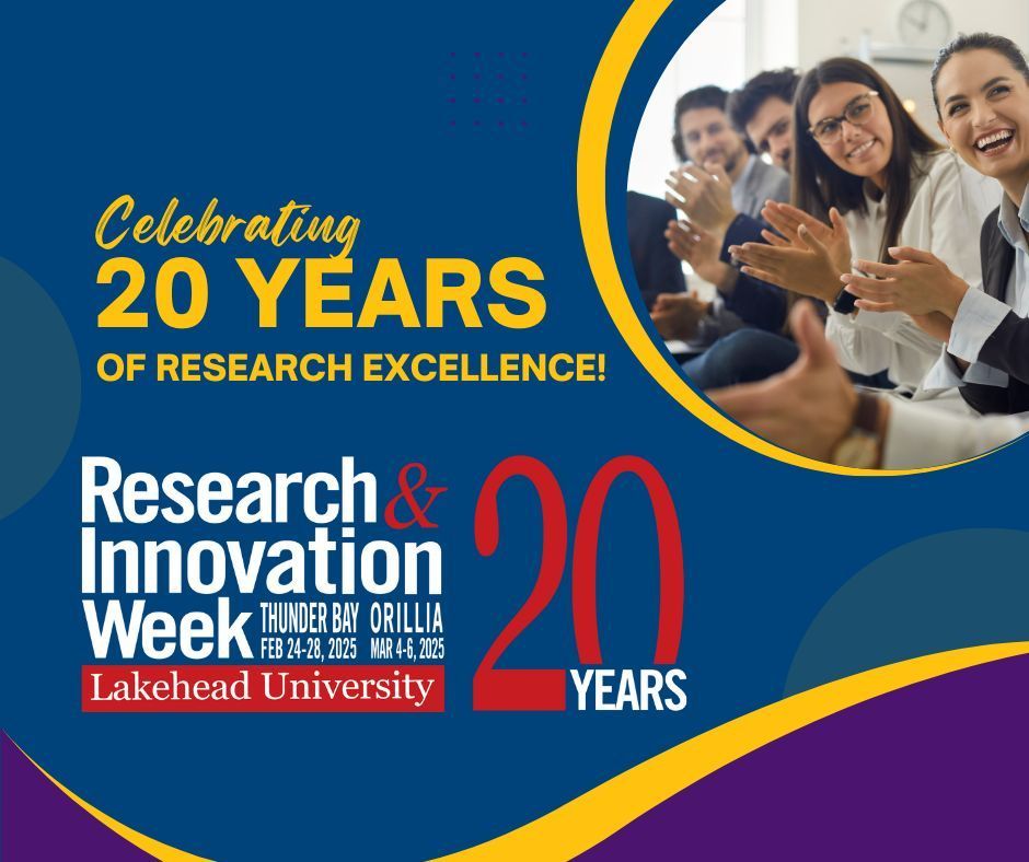 For two decades, <a href="/mylakehead/">Lakehead University</a> has been a leader in groundbreaking research. 
Join us at #RIWeek2025 for: 
🌍 Panel discussions 
📚 Inspiring keynotes 
🤝 Networking opportunities
Be part of the conversation &amp; celebrate research excellence! 
🔗 Schedule: buff.ly/42MYR62