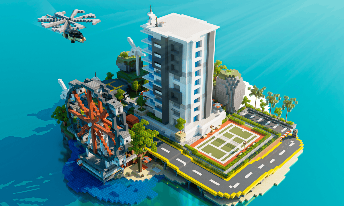 build_side's tweet photo. The new product is available in all our stores.

Modern mini city (100x100)

Buy here : https://t.co/tBY39zmNbC

#minecraft #Minecraftbuilds #Minecraftfanart #minecraftspawn #spawn #modern #helicopter #blue #games https://t.co/jXazFsQjqf