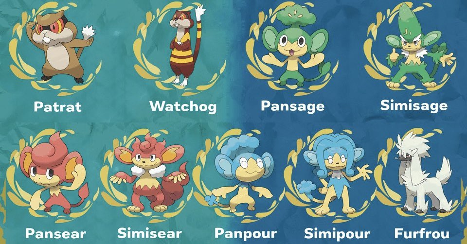soulsilverart's tweet image. These are the only 9 Pokémon still unobtainable in any switch era Pokemon game. 

Do you think they’ll all be in LegendsZA to complete the switch era?
And do you think that they’ll get any special attention? Maybe megas or new Furfrou forms?