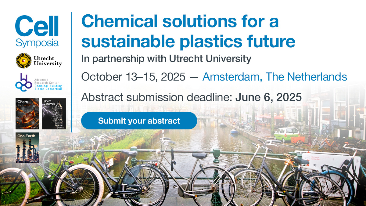 📣 Abstracts for #CSPlastics2025 are due June 6!
Submit your research on: Green chemistry &amp; sustainable synthesis; Recyclable-by-design polymers; Recycling &amp; upcycling; Micro-nanoplastics risk assessment; and Policy, regulation, and monitoring.
hubs.li/Q0375WTD0