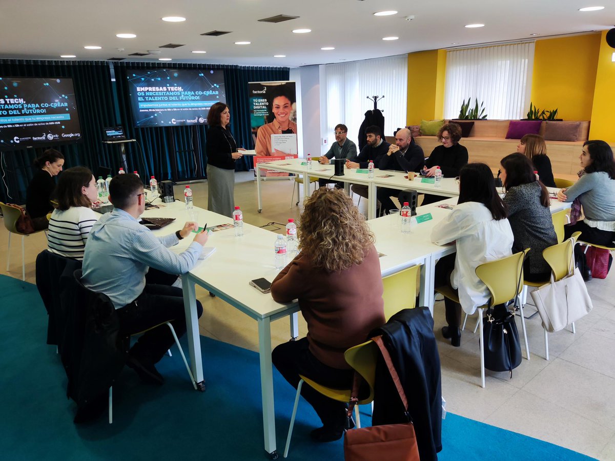 ClusterTICAstur's tweet image. 🌐Hoy hemos celebrado el segundo Focus Group del proyecto Tech Camp, en colaboración con Factoría F5, un espacio de diálogo y construcción conjunta con el sector tecnológico.
#TechCamp
#InnovaciónTIC
#FormaciónTech