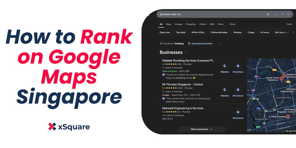 NovnishRamesh's tweet image. Top Tips on How to Rank on Google Maps Singapore
▸ lttr.ai/Abmha

#LocalBusinessVisibility #GoogleMaps #SEO