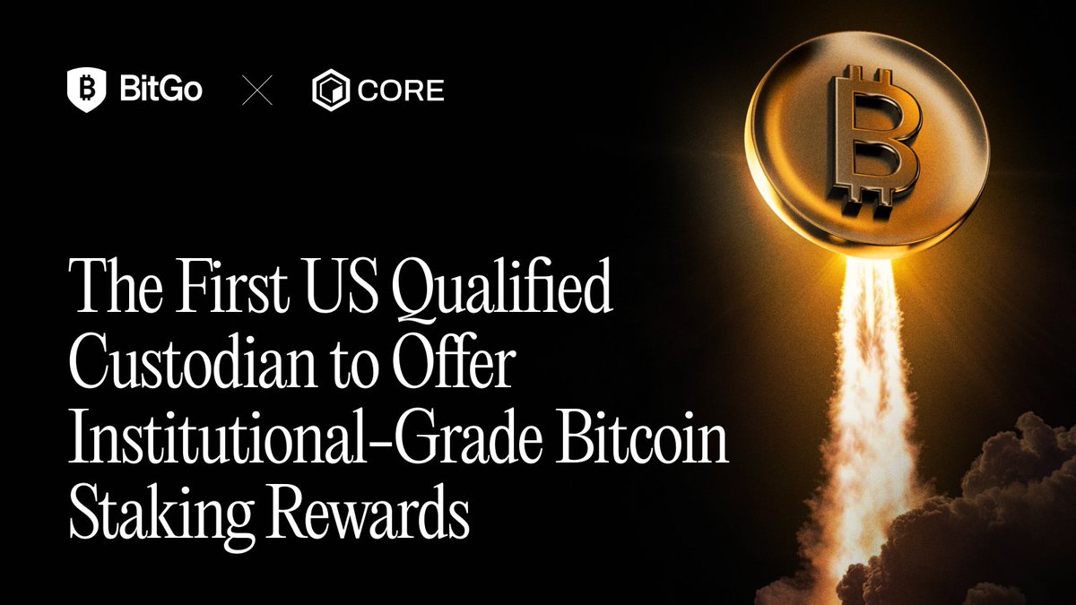 BitGo (@bitgo) on Twitter photo BitGo is now the first U.S. Qualified Custodian to offer institutional-grade Bitcoin staking rewards—thanks to our integration with <a href="/Coredao_Org/">Core DAO 🔶</a>! 🟠🥩
🧵⬇️ BitGo is now the first U.S. Qualified Custodian to offer institutional-grade Bitcoin staking rewards—thanks to our integration with <a href="/Coredao_Org/">Core DAO 🔶</a>! 🟠🥩
🧵⬇️