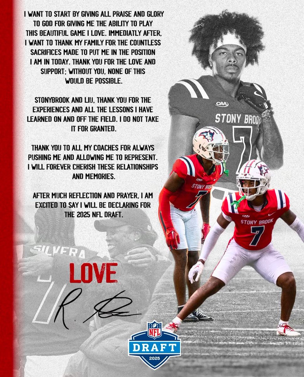 Rudy Silvera 2025 NFL Draft!!! 🙏🏽