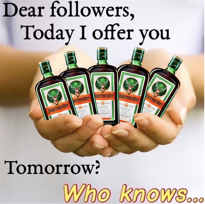 Jagermeister_es's tweet photo. 🔥SORTEO🔥síguenos, da RT a este tweet y etiqueta a un colega con el que compartirías una botella de Jägermeister. MUCHA SUERTE!🫵💚 https://t.co/be3K4PSnX5