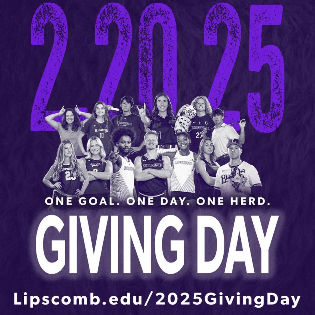 BISON NATION ARE YOU READY 🗣️

It's Giving Day! Use the link below to help us reach our goal!

givingday.lipscomb.edu/campaigns/univ…

#IntoTheStorm ⛈️ | #HornsUp 🤘